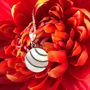 Sterling Silver Mother of Pearl Necklace